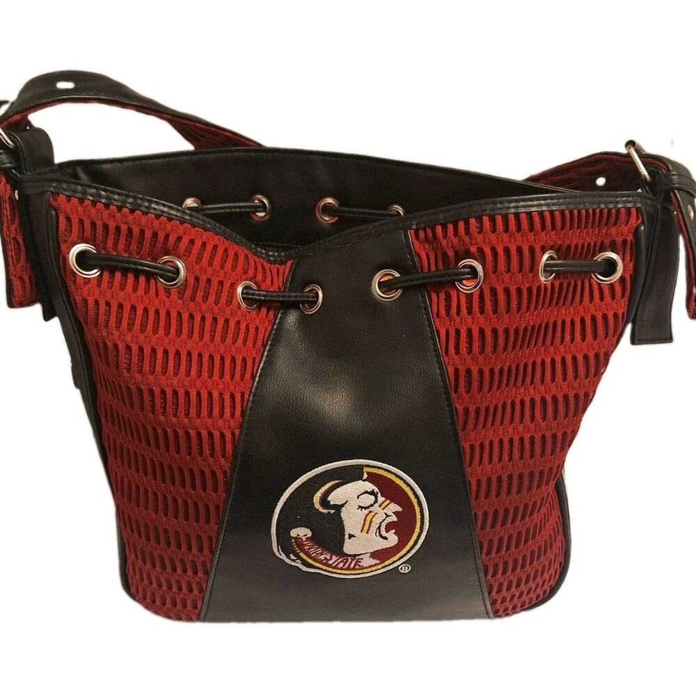 FSU Seminoles Alan Stuart Purse Team Logo New Bag Drawstring Pockets